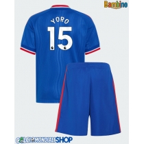Maglie da calcio Manchester United Leny Yoro #15 Seconda Maglia Bambino 2026-27 Manica Corta + Pantaloni corti)